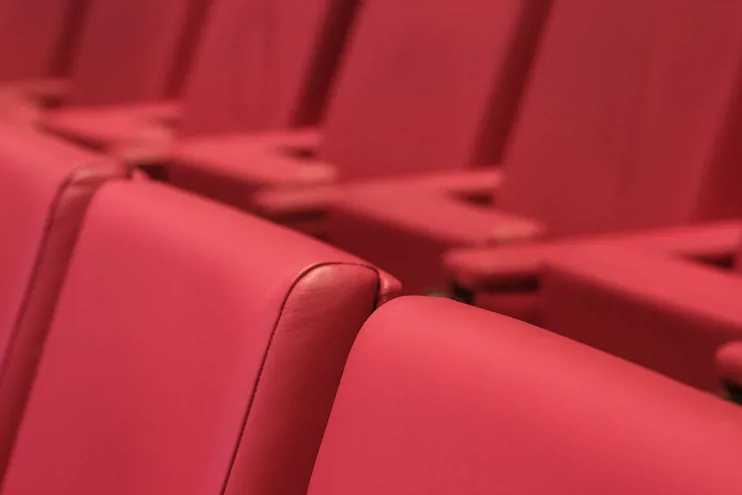 Close up of seating in the Kingston Lecture Theatre